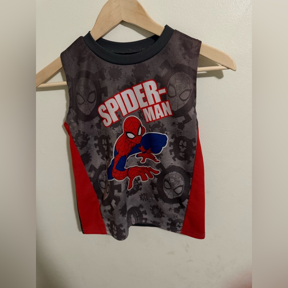 Spiderman Kids Jersey - Red, Black, Gray